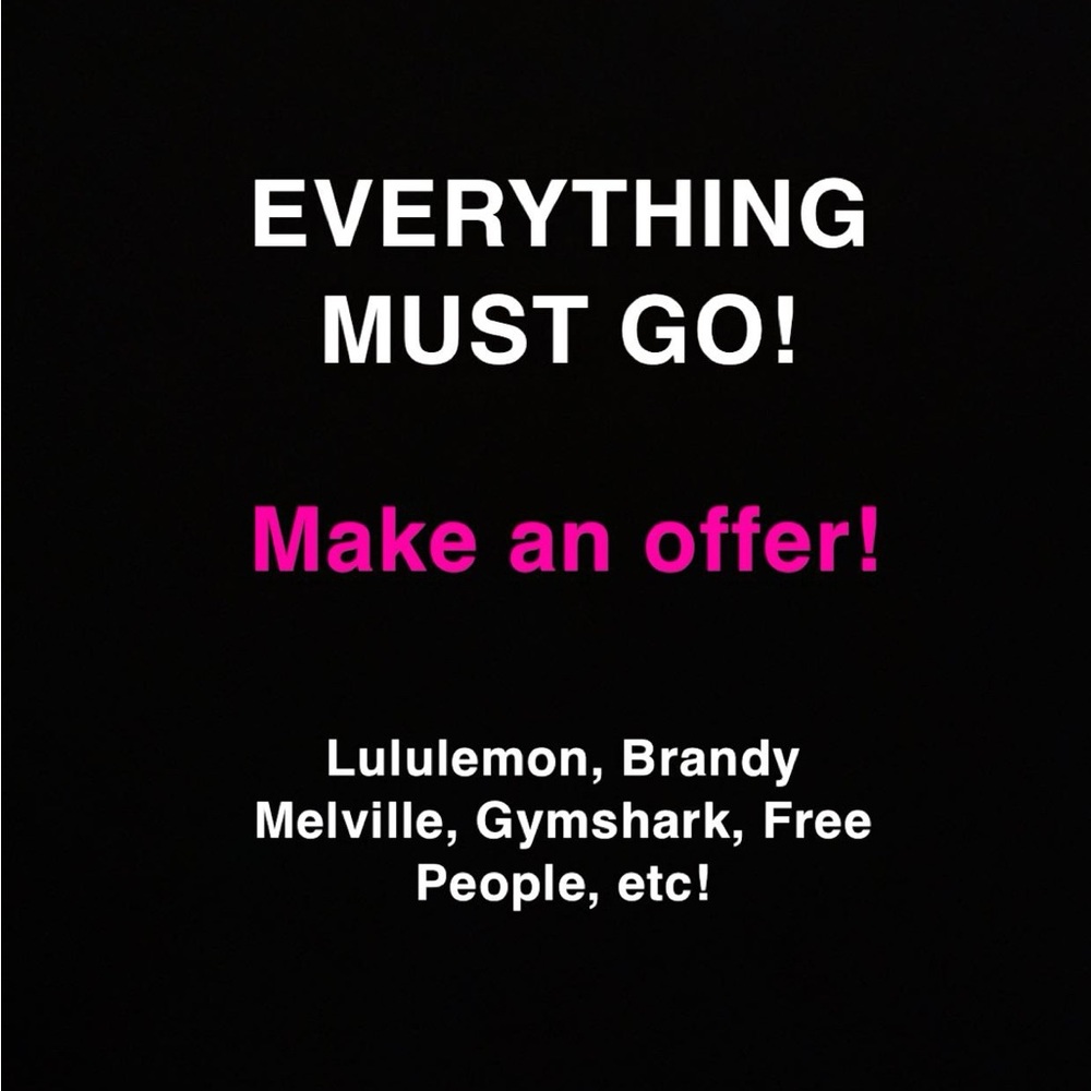 MAKE AN OFFER ON MY PAGE! Clear out sale!